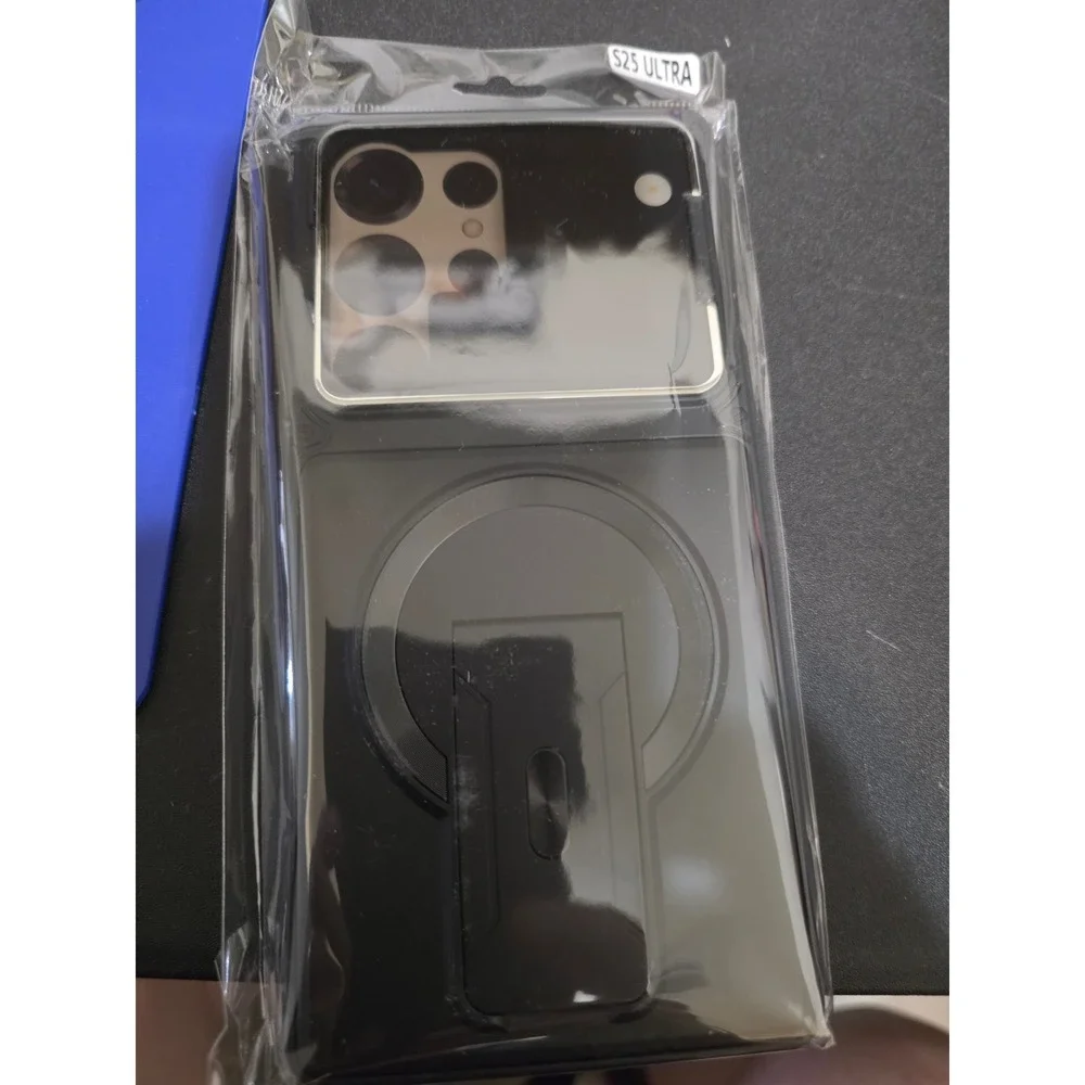 Weseecase Samsung Galaxy S25 Ultra Case Black Magnetic Kickstand Cover NEW